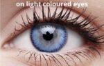 ColourVUE Frozen Blue Contact Lenses | 1-Month Use