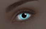 ColourVUE Glow Blue UV Contact Lenses | 1-Year Use