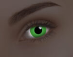 Glow Green 1-year Coloured Contacts