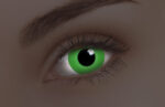 Glow Green Coloured Contacts