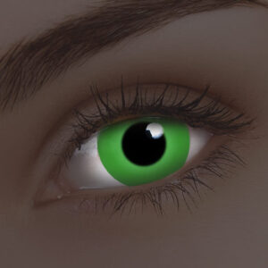 Glow Green Coloured Contacts