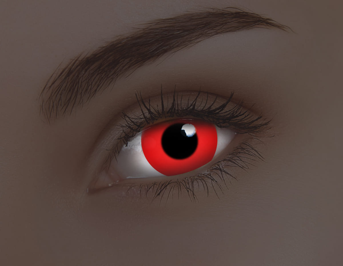 Glow Red 1-year Coloured Contacts