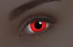 ColourVUE Glow Red UV Contact Lenses | 90-day Use