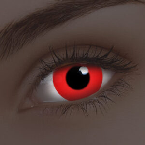 ColourVUE Glow Red UV Contact Lenses | 90-day Use