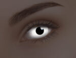 Glow White Coloured Contacts
