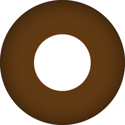 Prosthetic Brown with Clear Pupil - Image 3