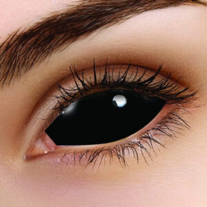 Sabretooth Black Full Eye Sclera Lens